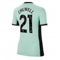 Fotballdrakt Dame Chelsea Ben Chilwell #21 Tredjedrakt 2023-24 Kortermet
